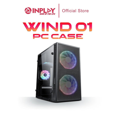 INPLAY computer case Wind 01 Inplay WIND 01 / WIND 05 Mini  ATX  Case Durable Temprered Glass for  Gaming PC CPU Case Mini Tower