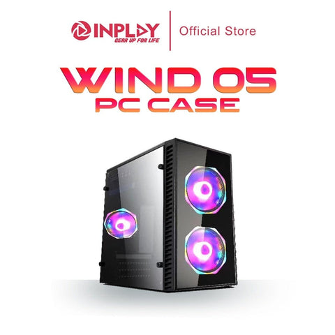 INPLAY computer case Wind 05 Inplay WIND 01 / WIND 05 Mini  ATX  Case Durable Temprered Glass for  Gaming PC CPU Case Mini Tower