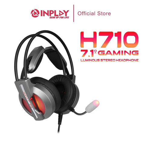INPLAY INPLAY H710 7.1 CHANNEL GAMING LUMINOUS STEREO HEADPHONE  FOR DESKTOP/PC /COMPUTER/LAPTOP/CELLPHONE