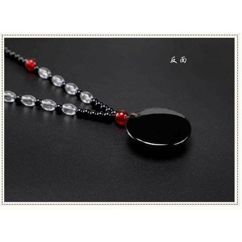 Feng Shui Pi Yao Obsidian Wealth Magnet Necklace - Feng Shui --BIGMK.PH