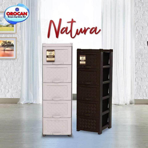 Orocan Natura Rattan Caha De Oro 4 Layer / 5 Layer Slim drawer -Orocan -BIGMK.PH