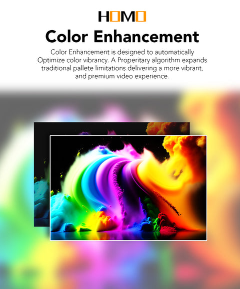 HOMO 24" HD Smart LED TV - Compact Smart TV with ISDB-T Tuner