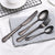 Bigmk 40 black cutlery set of 4 (bag) 1010 Cutlery Set Gold Plated Stainless Steel Cutlery Creative Color Western Steak Cutlery