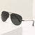 BIGMK.PH 8846 black frame gray sheet Men's Polarized Sunglasses Retro Toad Metal Sunglasses FREE glasses case, glasses cloth, polarized light test card