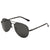 BIGMK.PH 8846 black frame gray sheet Men's Polarized Sunglasses Retro Toad Metal Sunglasses FREE glasses case, glasses cloth, polarized light test card