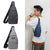 BIGMK.PH Chest bag men's messenger bag canvas shoulder bag male Korean style trendy diagonal chest bag casual small backpack