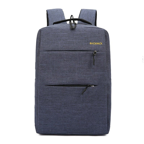 BIGMK.PH Fashion Bag blue Computer bag 3in1 set of business backpack backpack men's canvas bag student bag