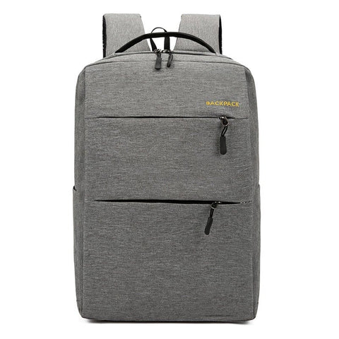 BIGMK.PH Fashion Bag grey Computer bag 3in1 set of business backpack backpack men's canvas bag student bag