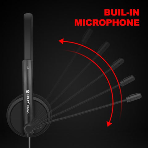 BIGMK.PH INPLAY HN620 Noise Cancelling Headset  FOR DESKTOP / PC / COMPUTER / LAPTOP / CELLPHONE / TABLETS