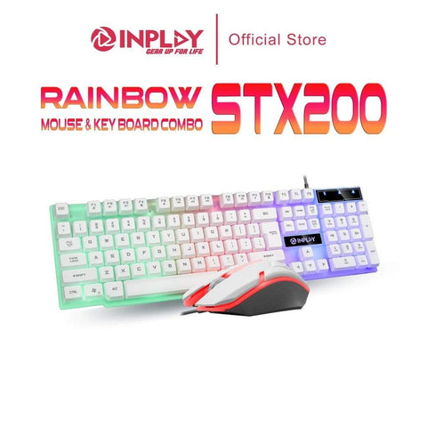 BIGMK.PH INPLAY STX200 MOUSE AND KEYBOARD COMBO FOR DESKTOP/COMPUTER/PC/LAPTOP ACCESSORIES/PERIPHERALS