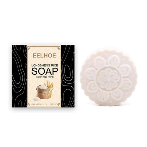 EELHOE Longsheng Rice Water Soap Shampoo Soap Nourishes frizz, conditioner and softens hair