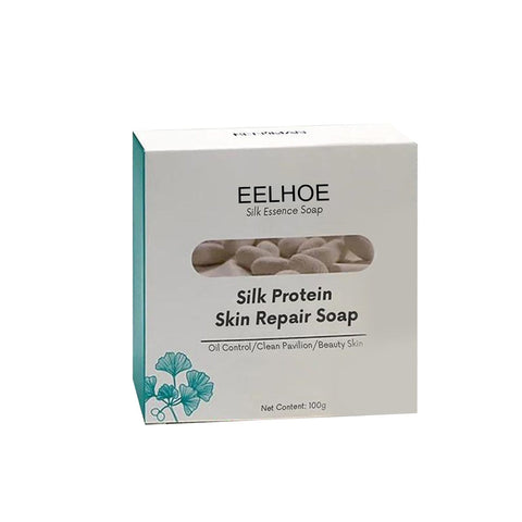 EELHOE Milk Support drop shipping Silk protein  soap skin mites and acne cleansing Cleansing soap Silk protein  soap