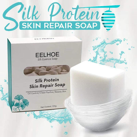 EELHOE Milk Support drop shipping Silk protein  soap skin mites and acne cleansing Cleansing soap Silk protein  soap