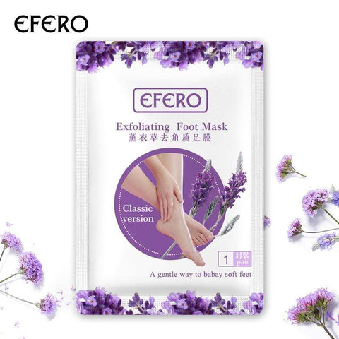 Efero lavender EFERO Exfoliating Foot Peel Mask Callus Remover Olive Moisturizing Nourishing Foot Mask