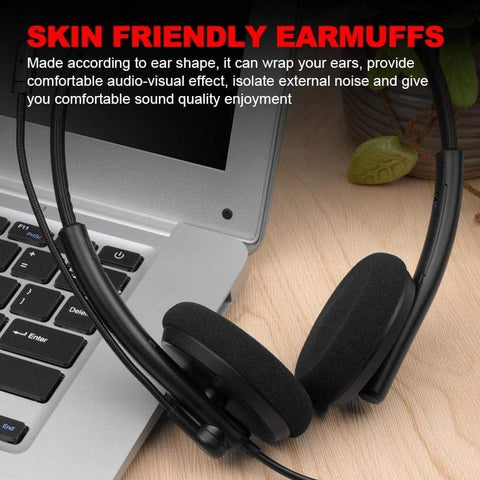 INPLAY INPLAY HN620 Noise Cancelling Headset  FOR DESKTOP / PC / COMPUTER / LAPTOP / CELLPHONE / TABLETS