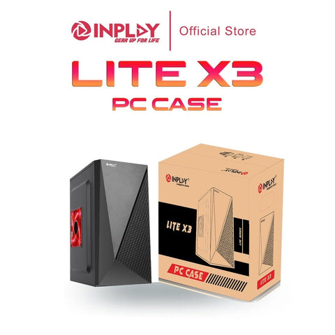 INPLAY Inplay Lite x3 / Lite x5 / Lite x6 Micro ATX, Mini ATX PC Case with Built in GS200BK PSU