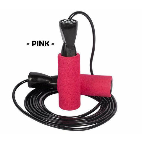 Skipping Jumping Rope - Adjustable Bearing Speed Fitness Skip Training -- Pink -BIGMK.PH