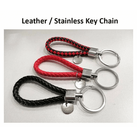 KeyChain - Leather / Stainless --BIGMK.PH