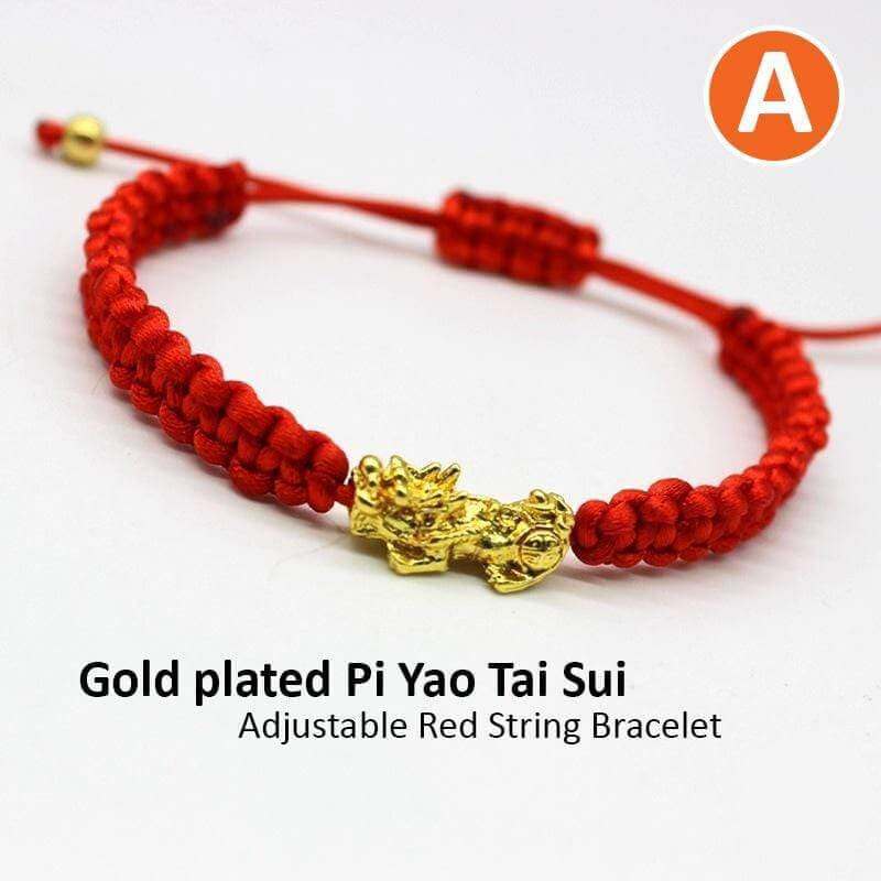 Buy Wixine 6Pcs Feng Shui Red Rope String Lucky Charm Bracelet for Good Luck  Wealth Health at Amazonin