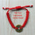 Ethnic Style Hand-Woven TAI SUI Red Rope Bracelet - Feng Shui -- TAI SUI Bracelets White Bead -BIGMK.PH