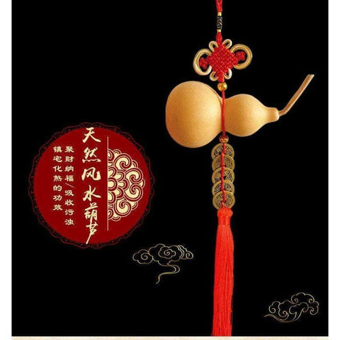 Feng Shui Gourd Pendant Five Emperor Pure Copper Coin - Feng Shui --BIGMK.PH