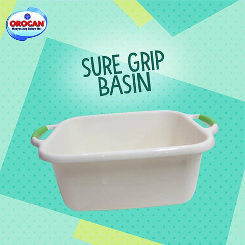 Orocan Sure Grip Deep 20 Liter Rectangular Basin 8508 | Bathroom Product Premium Quality -Orocan -BIGMK.PH