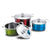 tokwa 3 Layers Stainless Steel Casserole Pot - Set of 3 colors